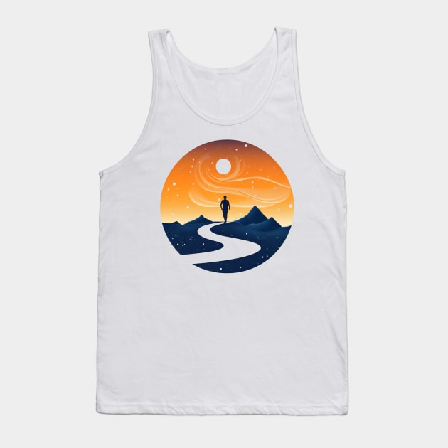 The Path of Life Tank Top by MythicLegendsDigital